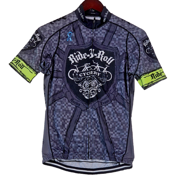 Louis Garneau Other - Louis Garneau Ride-N-Roll Cyclery Racing Team Cycling Jersey Vintage Full Zip M